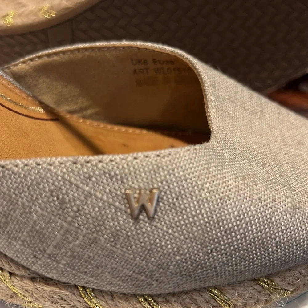 Wrangler Espadrilles Canvas Wedge Sandals -Rope Brava
